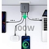 Зарядное устройство UGREEN сетевое USB A+3 USB C 100W GaN Fast Charg(40747)