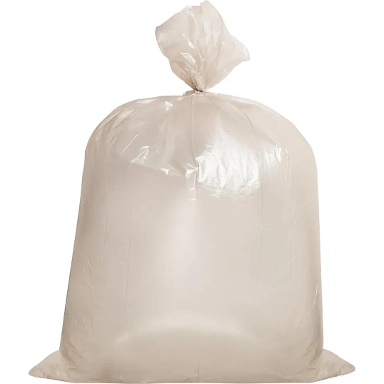 Мешки для мусора ПВД 200л 90х130см 50мкм прозрачные 10шт/рул ЭЛ