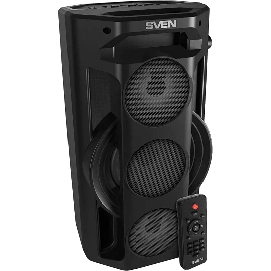 Акустическая система Sven PS-680, 2x32.5Вт, FM/USB/microSD, LED пульт,аккум