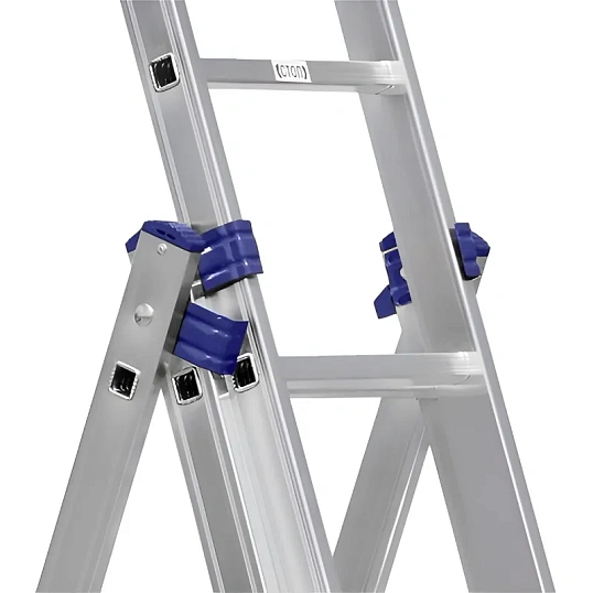 Лестница Алюмет алюминиевая трехсекционная 3x7 5307