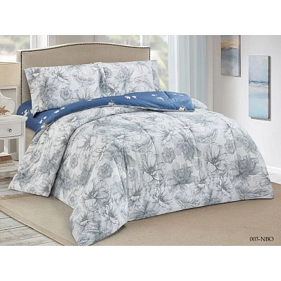 Постельное белье Евро сатин 130г/м2(нав.50х70-2) цвет.,32/003-NBO