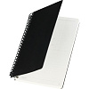 Ежедневник недатированный А5 AGENDA на спирали, черный, 128л 3-746/01