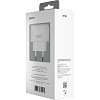 Зарядное устройство сетевое PERO TC10 USB-C 20W + USB-A Fast Charge белый