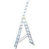 Лестница трехсекционная алюминиевая 3х9 SKALA 01309е