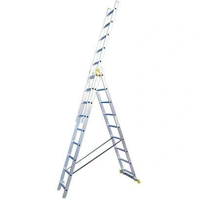 Лестница трехсекционная алюминиевая 3х9 SKALA 01309е