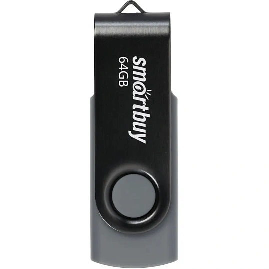 Флеш-память SmartBuy UFD 2.0 064GB Twist Black (SB064GB2TWK)