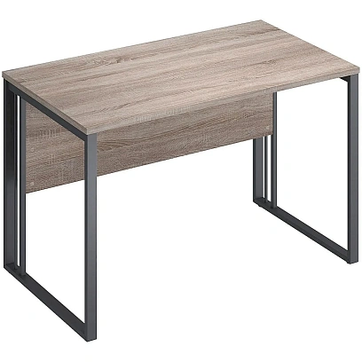Стол Комус Мебель К-Loft 241S014 1180х670х752 дуб сонома темн/черный