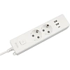Удлинитель Power Cube, 2р/1.9м выкл.,3USB, 3.5кВт,16А,3x1,0 белый(PC-4-2M)