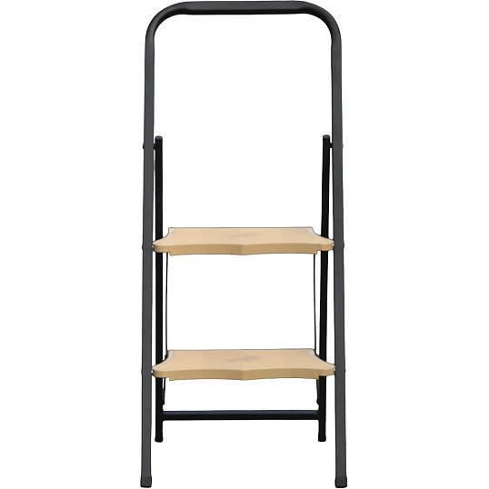 Стремянка MK802P стальная 2 ступени Алюмет односторонняя, ALUMET