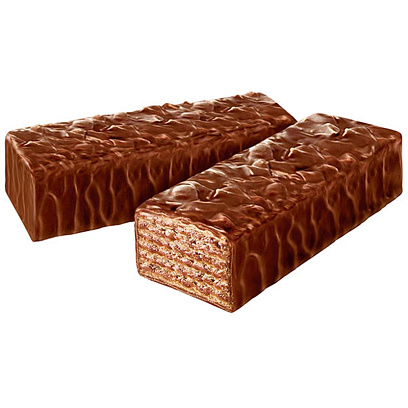 Вафли Яшкино глазированные с орешками, 4кг/уп, ЯВ217