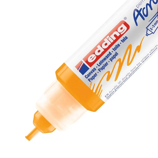 Маркер акриловый двусторонний 3D Edding 5400/906 Цвет Солнечный желтый