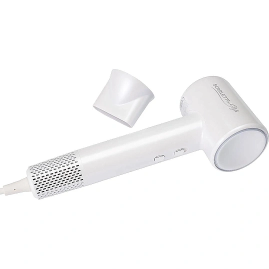 Фен Scarlett SC-HD70I42 (Белый, BLDC-мотор, LED индикация температуры)