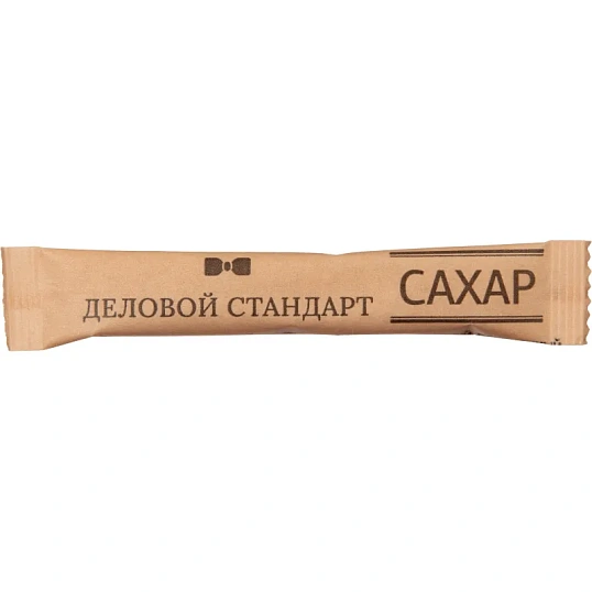 Сахар порционный в стиках Деловой стандарт тростниковый 5гр (500 шт/уп.)