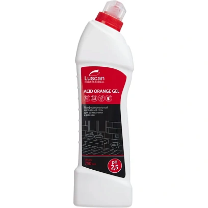 Профхим сантех кисл гель д/очист. фаянса Luscan Prof/Acid Orange GEL, 0,75л