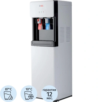 Кулер для воды AEL LC-850а white напольный, компресс. охл, нижняя загрузка