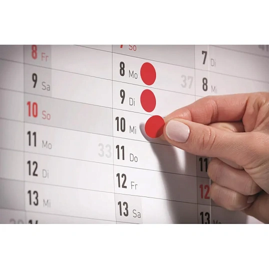 Этикетки самоклеящиеся точки  3088 d=12 мм, многоцветный, 270шт/уп