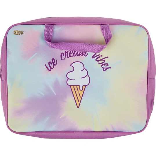 Папка для тетрадей  Enjoy А4 на молн с ручками,ткань,75мм,ПМД-4-20