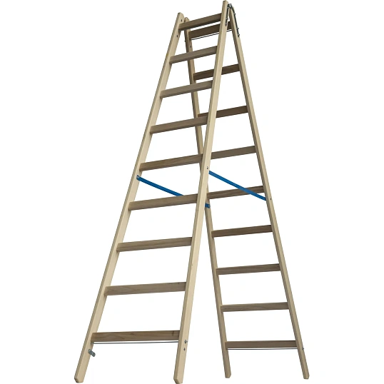 Cтремянка деревянная KRAUSE 2х9, 170293