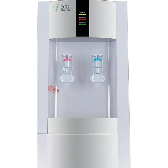 Кулер для воды напольный Ecotronic H1-LF White с холодильником