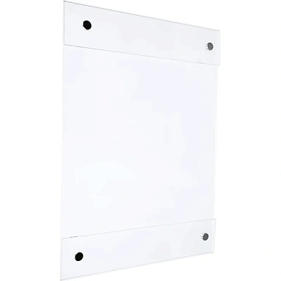 Карман настенный A4 (210х300мм) вертикальный на магнитах, Attache, акрил