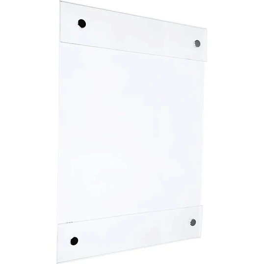 Карман настенный A4 (210х300мм) вертикальный на магнитах, Attache, акрил