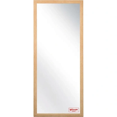 Зеркало МГЛ_настенное Комус Мебель НБ69 (600x1400) багет ПЛС бежевый