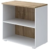 Стеллаж Комус Мебель К-Loft 241H004 786х420х738 дуб натур/белый
