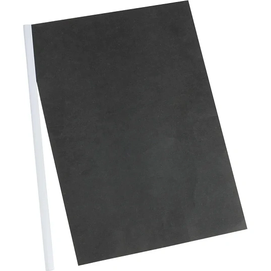 Скрепкошина для быстрого переплета Attache, белые, до 50л., 10шт/уп