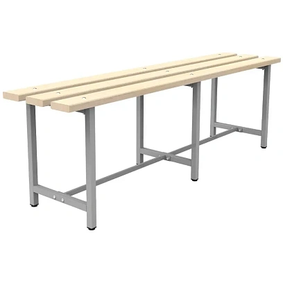 Скамья TI_СТ-3 дерев. доска, 1500мм, рег.опора