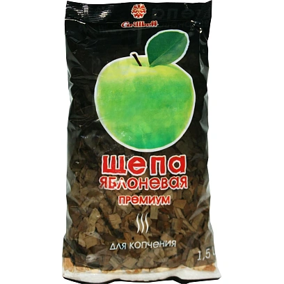 Щепа для копчения яблоняGrillkoff Премиум 1,5 л., 113
