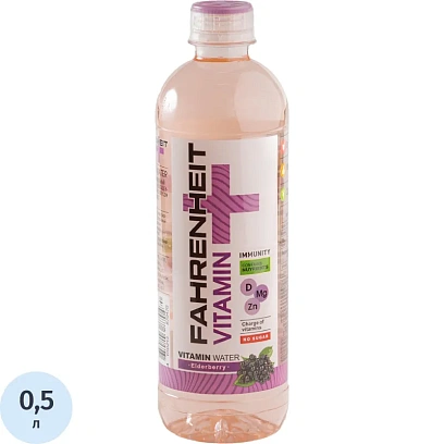 Вода питьевая Fahrenheit со вкусом бузины негаз ПЭТ 0,5л