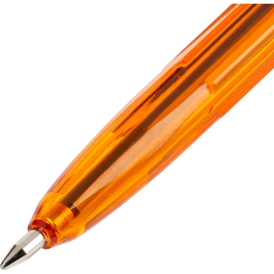 Ручка шариковая неавтомат. Attache Corvet масл,крас,0,5мм,оран,Россия