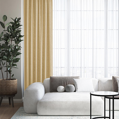 Штора Волшебная Ночь Блэкаут Бархат, Ангора 150х270, 930761