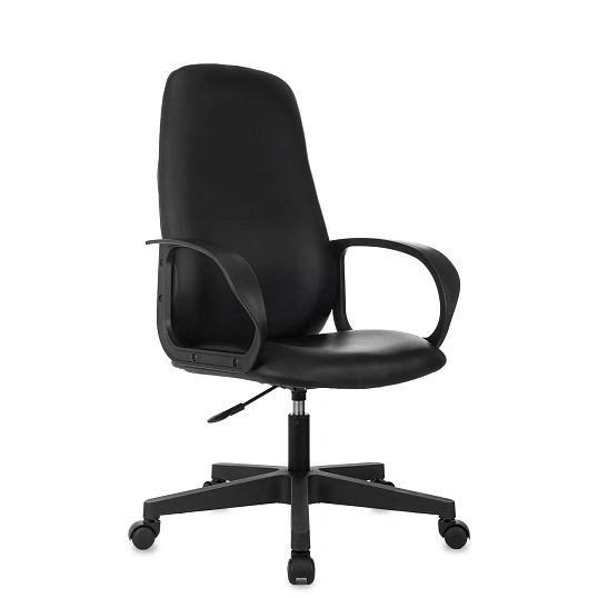 Кресло БР Комус Мебель EChair 660 экокожа,черный,пластик