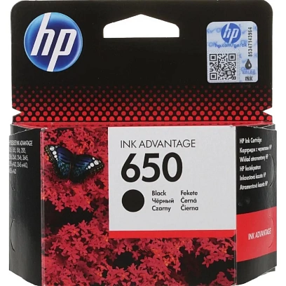 Картридж струйный HP 650 CZ101 чер. для DJ Ink Advantage 2515/3515