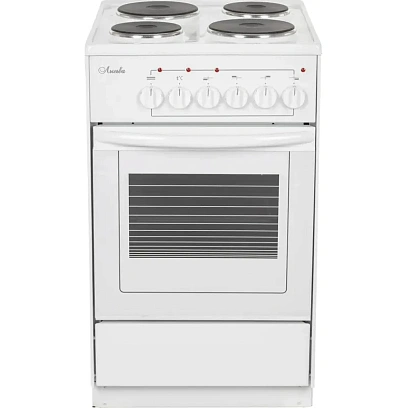 Плита электрическая Лысьва ЭП 411 СТ (белая, без крышки)