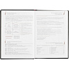 Ежедневник недатированный А5+, 136л, VELVET черный  3-115/04