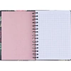 Тетрадь общая, BS, А5, 120л., клетка, твердый, спираль. Flora, букет N4203