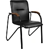 Конференц-кресло UA_EChair SAMBA Black к/з черн./орех (V-4 1.031)