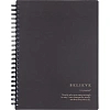 Тетрадь общая, BS, А5, 120л., клетка, спираль. Believe, черный N4200