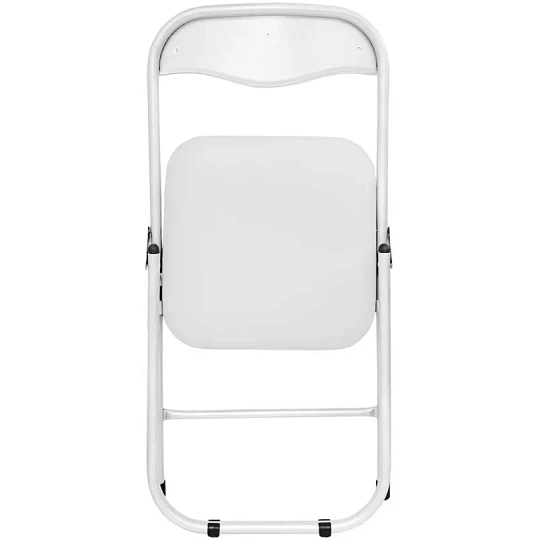 Стул складной каркас белый, кожзам белый РС 04