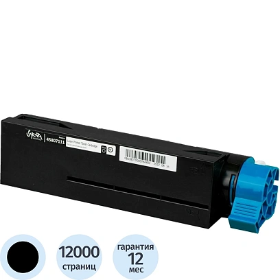 Картридж лазерный SAKURA 45807111/45807121 чер. для OKI B432dn/B512dn