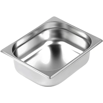 Гастроемкость Mgsteel нерж.сталь 1/2 H-100мм (325х265), 39067