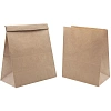 Пакет бумажный 220х120х290 мм, 50 гр/м2, прям.дно,крафт, 1000 шт/уп