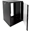 Шкаф настенный ЦМО разб. 12U(600х520)дверь стекло,черн (ШРН-Э-12.500-9005)