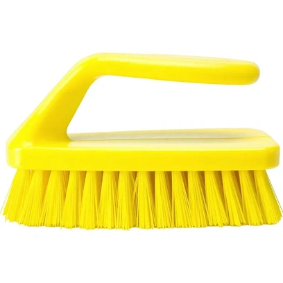 Щетка HACCPER утюжок средней жесткости 152мм, желтая 4311Y