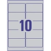 Этикетки самоклеящиеся L6012-20 Серебристые, 96x50.8мм,L,200шт/уп