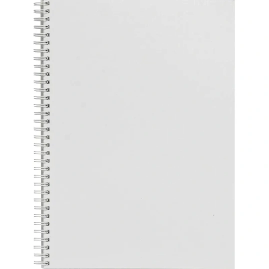 Тетрадь общая Attache Cristal,120л,клет,А4,спир,обл.мел.карт