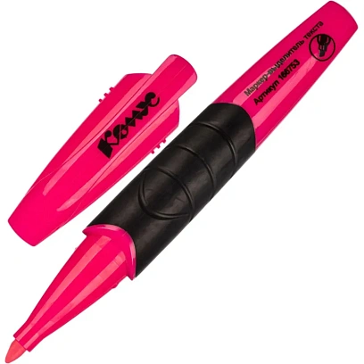 Маркер текстовыделитель КОМУС HY2396 розовый 1-4мм