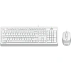 Набор клавиатура+мышь A4Tech Fstyler F1010 клав:бел/сер мышь:бел/сер USB